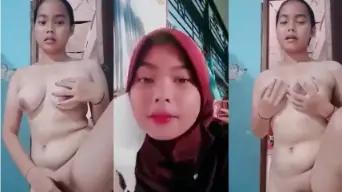 Viral Daun Masih Muda SM_P Tiktoker Hijab Part2 Video by SpankBang