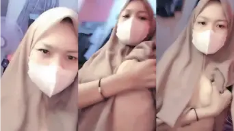Daun Masih Muda Hijab Sange Remas Nenen Mango Video by KingBokep
