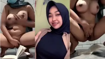Rahma Hijab Tiktok Toge Colmek Video by BebasIndo