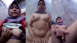 ABG Jilbab Pamer Susu Montok Colmek Video by HQporner