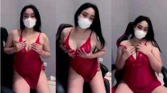 Miss Dhea Lingerie Merah Transparan Video by HQporner