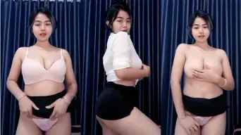 Goyang Erotis Miyoubee Setengah Bugil DreamLive Video by PornGo