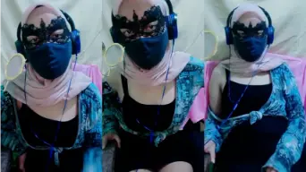 Hijab Pink Mulus Liveshow Ebot Video by FapHouse